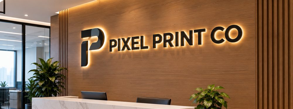 Esempio di insegne luminose realizzato da Pixel Print Co., Toronto