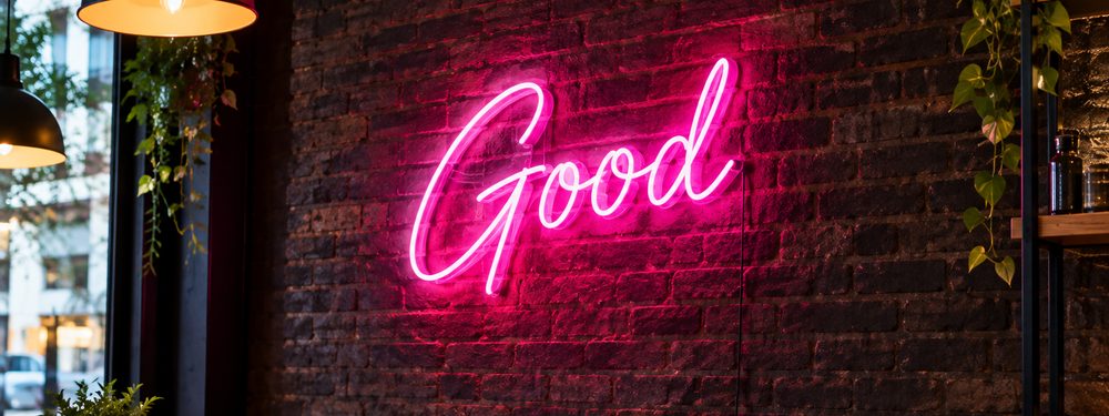 Esempio di insegne al neon personalizzate realizzate da Pixel Print Co., Toronto