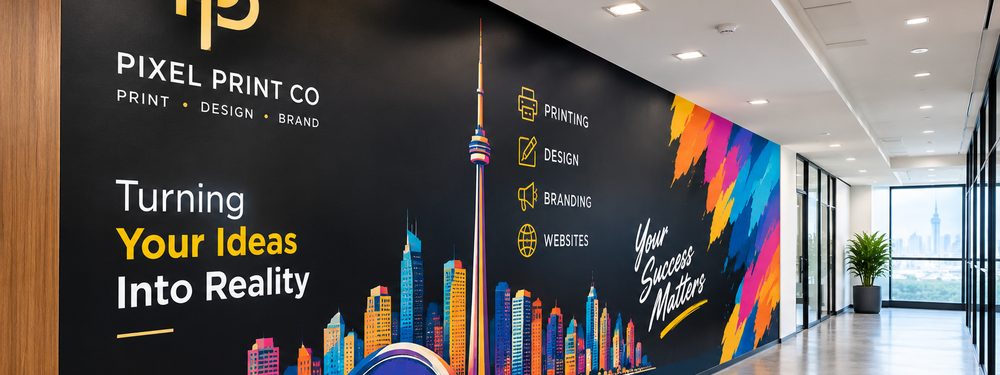 Esempio di stampa di grande formato e grafica a cura di Pixel Print Co., Toronto