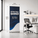 Cartel retráctil – 80 × 200 cm (31,5″ × 78,7″)