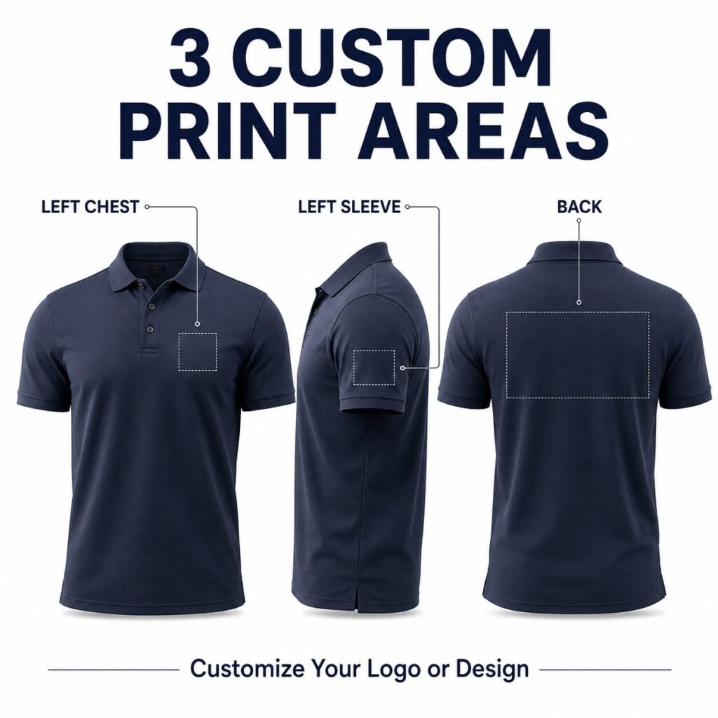 Individuell gestaltete Poloshirts – Personalisierte Firmen- und Team-Poloshirts